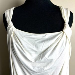 White Max studio tank top